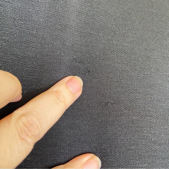 Eileen Fisher L tencel knit cocoon ankle stretch pants elastic waist side pocket - Picture 3 of 7